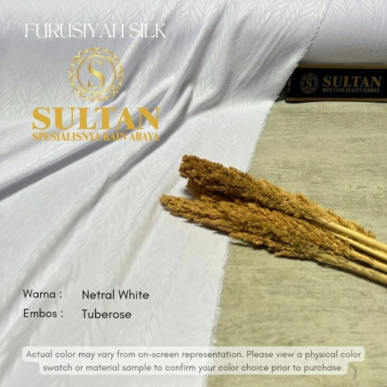 Embos Furusiyah Silk Netral White